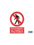 Prohibido el paso a peatones