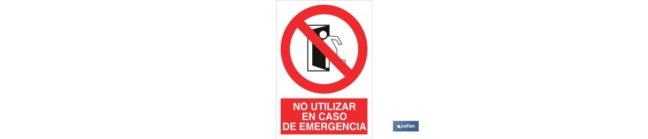 No utilizar en caso de emergencia