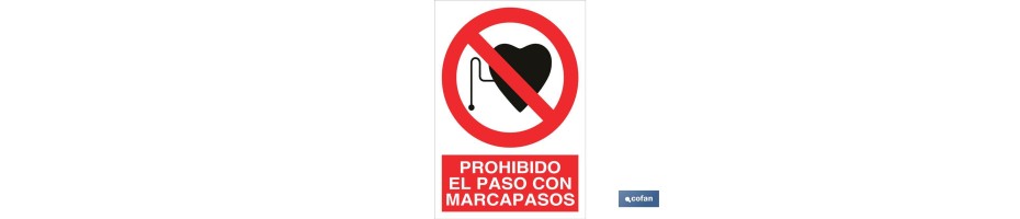 Prohibido el paso con marcapasos