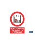 Montacargas prohibido a personas