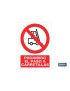 Prohibido el paso a carretillas
