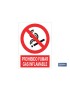 Prohibido fumar gas inflamable