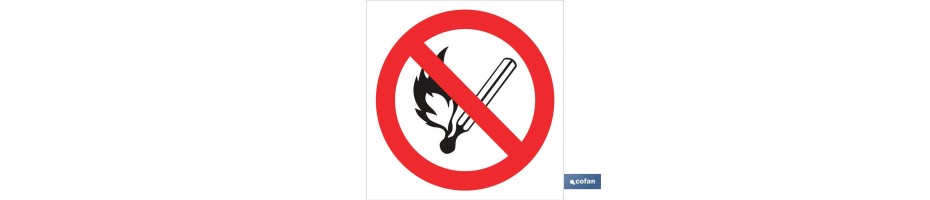Prohibido encender fuego