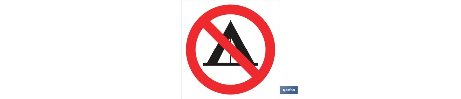 Prohibido acampar