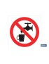 Prohibido beber agua