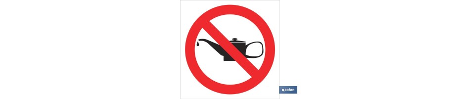Prohibido engrasar