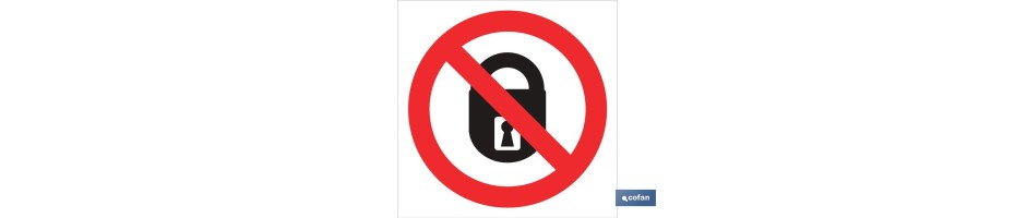 Prohibido cerrar candados