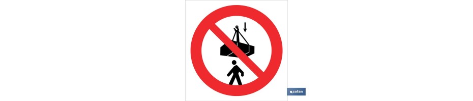 Prohibido situarse debajo