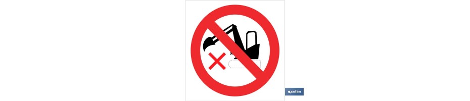 Prohibido situarse debajo