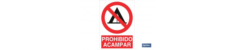 Prohibido acampar