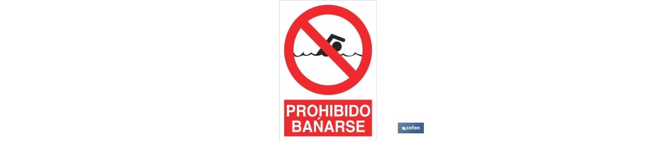 Prohibido bañarse