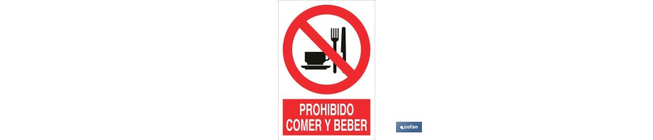 Prohibido comer y beber