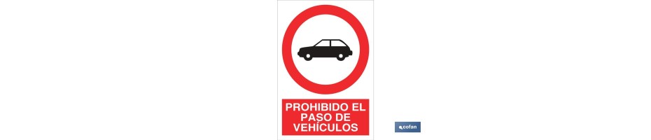 Prohibido el paso de vehículos