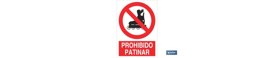Prohibido patinar