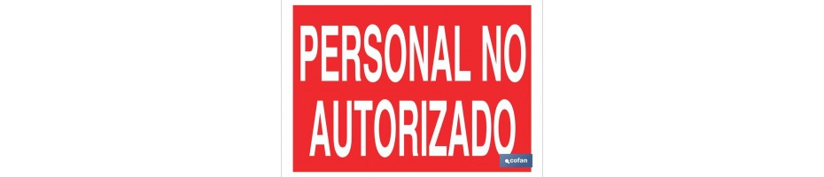 Personal no autorizado